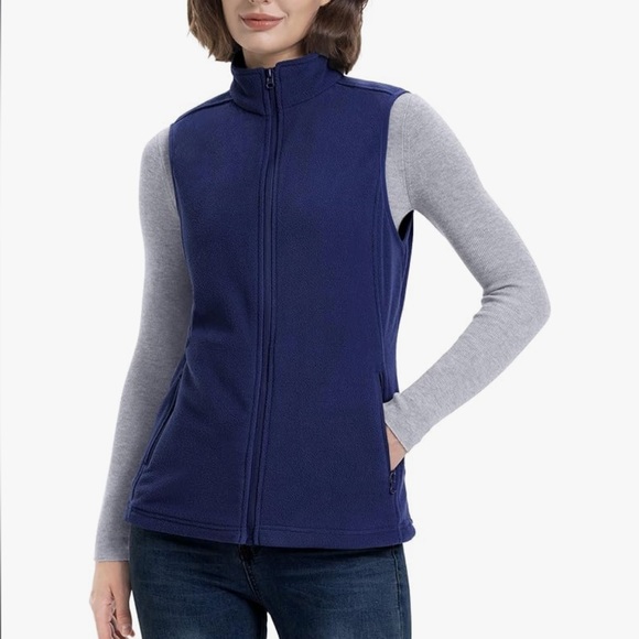 33,000 ft Jackets & Blazers - Scrub Vest Fleece Lined